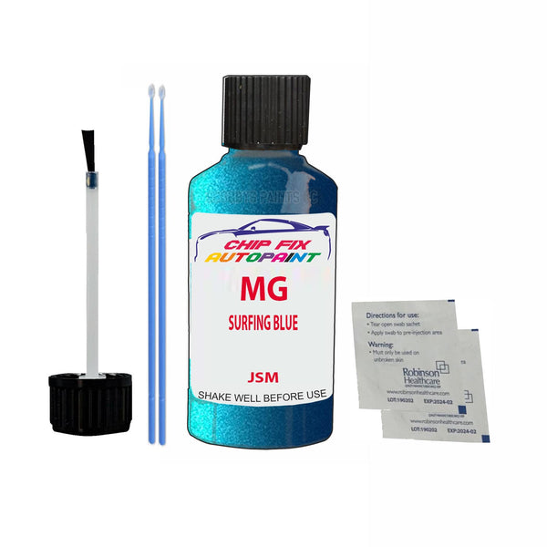 Mg Mg5 Surfing Blue Touch Up Paint Code Jsm