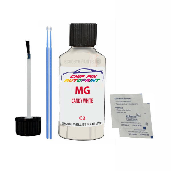 Mg Mg Hector Candy White Touch Up Paint Code C2