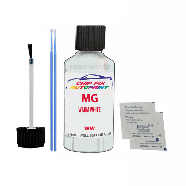 Mg Mg Hector Warm White Touch Up Paint Code Ww