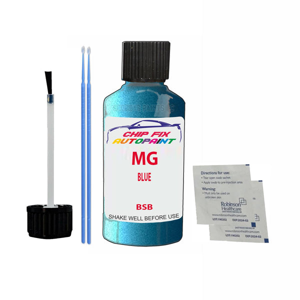 Mg Mg5 Blue Touch Up Paint Code Bsb