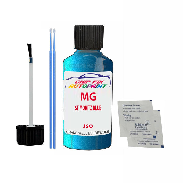 Mg Zs St Moritz Blue Touch Up Paint Code Jso