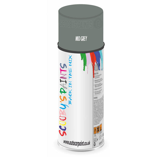 Mixed Paint For Triumph Toledo Mid Grey Aerosol Spray A2