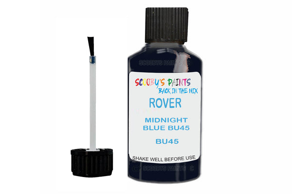 Mixed Paint For Rover 3500/Sd1, Midnight Blue Bu45, Touch Up, Bu45