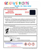 MIDNIGHT BLUE Aerosol Spray Paint Code BU45 Classic ROVER Model 2500 Automotive Restorative Paint Vehicle Touch-Up ROVER BU45 Paint Car Restoration DIY Auto Painting Classic Car Refinishing High-Quality Spray Paint Automotive Finish Vehicle Restoration Supplies Custom Car Paint Auto Body Paint Aerosol Can Automotive Refinishing Paint for Classic Cars
