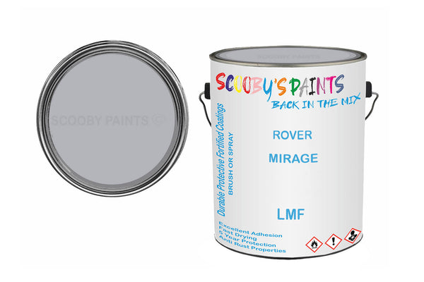 Mixed Paint For Rover 2500, Mirage, Code: Lmf, Silver-Grey