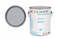 Mixed Paint For Rover 2000, Mirage, Code: Lmf, Silver-Grey