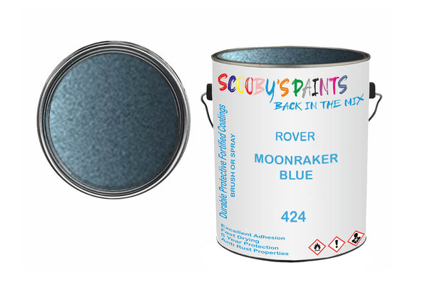 Mixed Paint For Rover 45/400 Series, Moonraker Blue, Code: 424, Blue