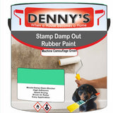 Denny's Waterpoof Paint For Stamp Out Damp Colour- Machine Camouflage Green - Damp-Block Mould-Safe Breathable
