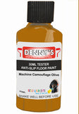Denny's Floor Paint For Grip Coating Colour- Machine Camouflage Olive - Anti-Slip Hardwearing Safe