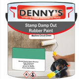 Denny's Waterpoof Paint For Stamp Out Damp Colour- Machine Circuit Green - Damp-Block Mould-Safe Breathable