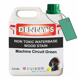 Denny's Stain Paint For Fences Colour- Machine Circuit Green - Weatherproof Uv-Safe Protect