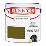 Denny's Wood Paint For Decking Colour- Machine Depot Olive - Anti-Slip Weatherproof Durable