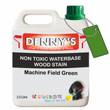 Denny's Stain Paint For Fences Colour- Machine Field Green - Weatherproof Uv-Safe Protect