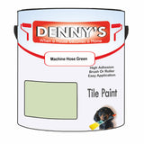 Denny's Tile Paint For Commercial Areas Colour- Machine Hose Green - High-Traffic Durable Easy-Clean