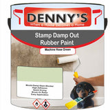 Denny's Waterpoof Paint For Stamp Out Damp Colour- Machine Hose Green - Damp-Block Mould-Safe Breathable