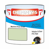 Denny's Plastic Paint For Doors Colour- Machine Hose Green - Scuffproof Wipeable Durable