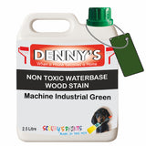 Denny's Stain Paint For Fences Colour- Machine Industrial Green - Weatherproof Uv-Safe Protect