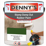 Denny's Waterpoof Paint For Stamp Out Damp Colour- Machine Industrial Green - Damp-Block Mould-Safe Breathable