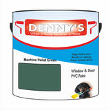 Denny's Plastic Paint For Outdoor Furniture Colour- Machine Pallet Green - Weatherproof Uv-Safe Scuffproof