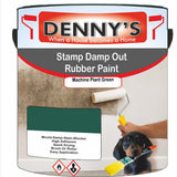Denny's Waterpoof Paint For Stamp Out Damp Colour- Machine Plant Green - Damp-Block Mould-Safe Breathable