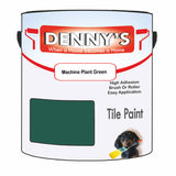 Denny's Tile Paint For Bathroom Tile Colour- Machine Plant Green - Moistureproof Easy-Clean Makeover