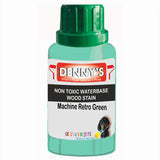 Denny's Stain Paint For Fences Colour- Machine Retro Green - Weatherproof Uv-Safe Protect