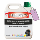 Denny's Stain Paint For Fences Colour- Machine Retro Violet - Weatherproof Uv-Safe Protect