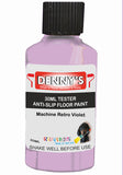 Denny's Floor Paint For Grip Coating Colour- Machine Retro Violet - Anti-Slip Hardwearing Safe