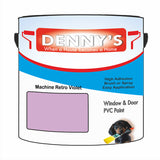 Denny's Plastic Paint For Pipes Colour- Machine Retro Violet - Chemical-Safe Impactproof Durable