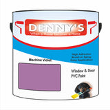 Denny's Plastic Paint For Windows Colour- Machine Violet - Weatherproof Fade-Safe Upvc