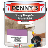 Denny's Waterpoof Paint For Stamp Out Damp Colour- Machine Violet - Damp-Block Mould-Safe Breathable
