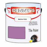 Denny's Tile Paint For Commercial Areas Colour- Machine Violet - High-Traffic Durable Easy-Clean
