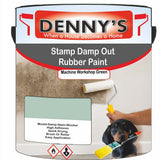 Denny's Waterpoof Paint For Stamp Out Damp Colour- Machine Workshop Green - Damp-Block Mould-Safe Breathable