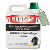 Denny's Stain Paint For Fences Colour- Machinery Camouflage Green - Weatherproof Uv-Safe Protect