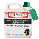 Denny's Stain Paint For Fences Colour- Machinery Circuit Green - Weatherproof Uv-Safe Protect
