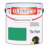 Denny's Tile Paint For Bathroom Tile Colour- Machinery Circuit Green - Moistureproof Easy-Clean Makeover