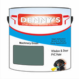 Denny's Plastic Paint For Pipes Colour- Machinery Green - Chemical-Safe Impactproof Durable