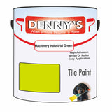 Denny's Tile Paint For Bathroom Tile Colour- Machinery Industrial Green - Moistureproof Easy-Clean Makeover
