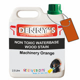 Denny's Stain Paint For Fences Colour- Machinery Orange - Weatherproof Uv-Safe Protect