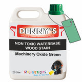Denny's Stain Paint For Fences Colour- Machinery Oxide Green - Weatherproof Uv-Safe Protect