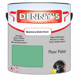 Denny's Floor Paint For Sheds Colour- Machinery Oxide Green - Durable Anti-Slip Weatherproof