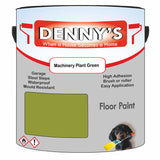 Denny's Floor Paint For Sheds Colour- Machinery Plant Green - Durable Anti-Slip Weatherproof
