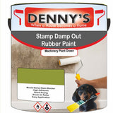 Denny's Waterpoof Paint For Stamp Out Damp Colour- Machinery Plant Green - Damp-Block Mould-Safe Breathable