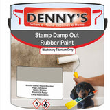 Denny's Waterpoof Paint For Stamp Out Damp Colour- Machinery Titanium Grey - Damp-Block Mould-Safe Breathable