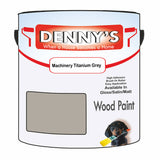 Denny's Wood Paint For Decking Colour- Machinery Titanium Grey - Anti-Slip Weatherproof Durable