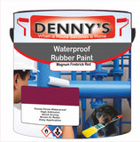 Denny's Waterpoof Paint For Ponds Colour- Magnum Firebrick Red - Waterproof Fish-Safe Leakstop