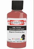 Denny's Floor Paint For Grip Coating Colour- Magnum Overdrive Red - Anti-Slip Hardwearing Safe