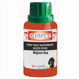 Denny's Stain Paint For Fences Colour- Magnum Red - Weatherproof Uv-Safe Protect