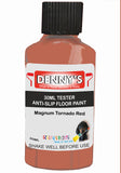 Denny's Floor Paint For Grip Coating Colour- Magnum Tornado Red - Anti-Slip Hardwearing Safe