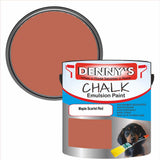 Denny's Chalk Paint For Ceilings Colour- Maple Scarlet Red - Matte Stain-Hide Ceiling